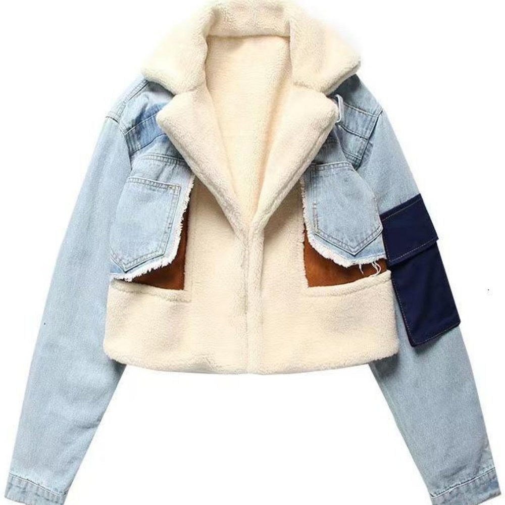 Denim Patchwork jacket